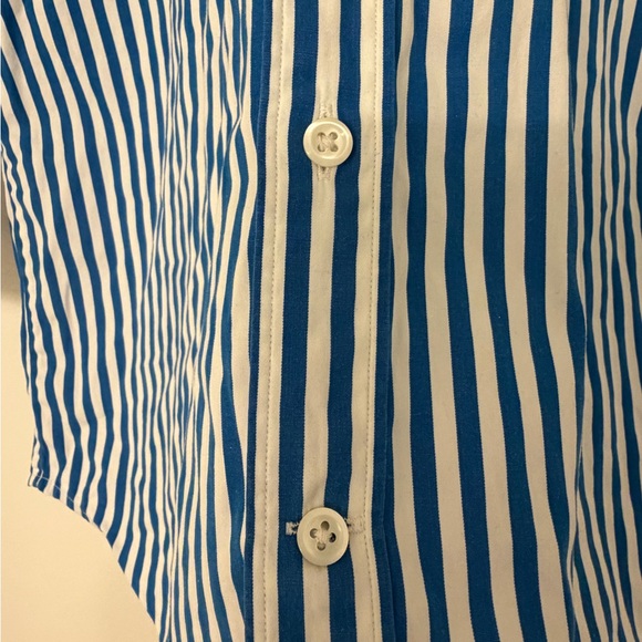 Ralph Lauren Blue and White Striped Shirt - Picture 5 of 8